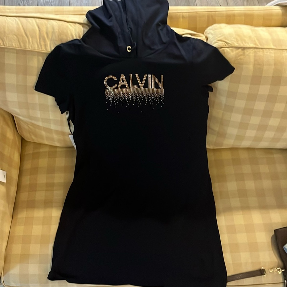 CALVIN KLEIN HOODIE DRESS